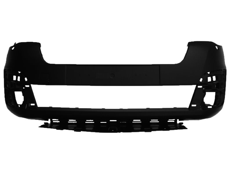 PARAURTI ANTERIORE CITROEN Berlingo 2015 OE 1613563880 NERO CON TAPPO GANCIO TRAINO CON LAVAFARI