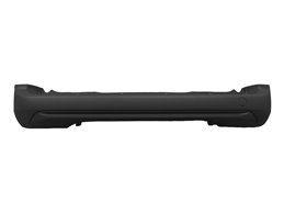 PARAURTI POSTERIORE CENTRALE CITROEN Berlingo Van 2018 OE 1633557180 NERO CON TAPPO GANCIO TRAINO CON 6 TRACCE SENSORI