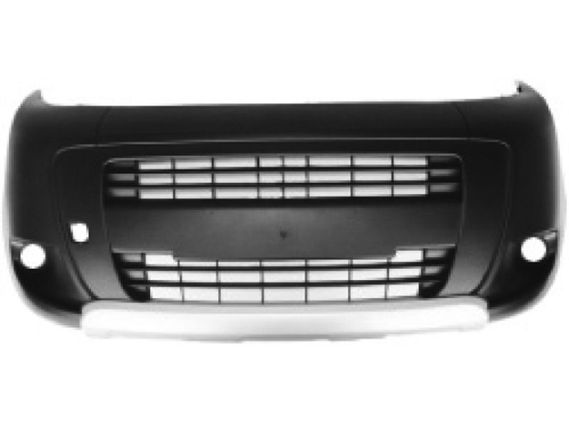 PARAURTI ANTERIORE FIAT Fiorino-Qubo 2008 OE 735539450 CON PRIMER CON FORI FENDINEBBIA