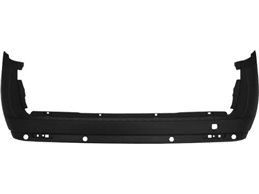 PARAURTI POSTERIORE FIAT Doblo 2015 OE 735497866 NERO CON 4 FORI PARKASSIST PORTA BATTENTE CON TAPPO GANCIO TRAINO