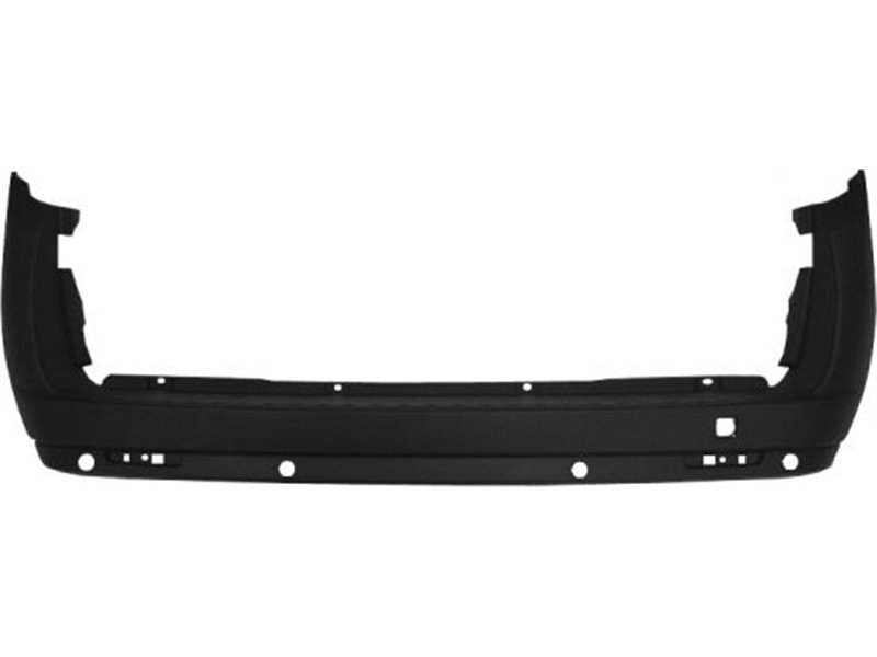 PARAURTI POSTERIORE FIAT Doblo 2015 OE 735497866 NERO CON 4 FORI PARKASSIST PORTA BATTENTE CON TAPPO GANCIO TRAINO