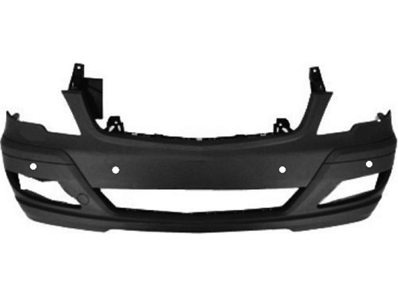 PARAURTI ANTERIORE MERCEDES Viano 2009 OE A63988507259999 CON PRIMER CON TAPPO GANCIO TRAINO CON PARK ASSIST (4 PORTASENSORI)