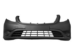 PARAURTI ANTERIORE MERCEDES Vito 2015 OE A44788582009B51 GRIGIO SENZA GRIGLIA CON TAPPO GANCIO TRAINO FOTOINCISO