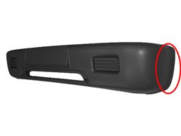 PARAURTI ANTERIORE LATERALE NISSAN Cabstar 1999-2003 OE 620109X504