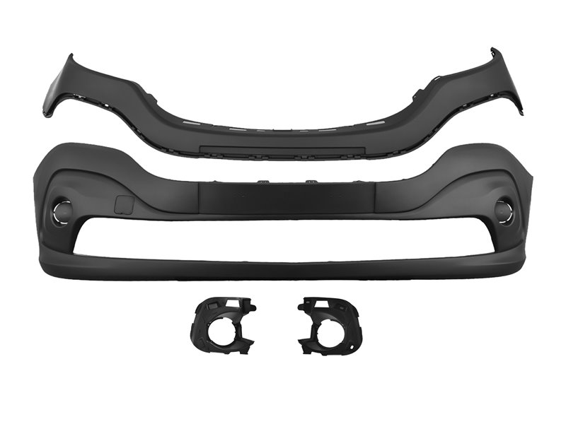 PARAURTI ANTERIORE NISSAN NV300 Van Combi Cab OE 620226969R - 6202200Q0B CON MODANATURA PRIMERIZZATA CON TAPPO GANCIO TRAINO