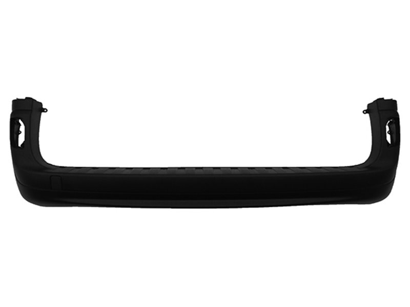 PARAURTI POSTERIORE RENAULT Kangoo 2006 OE 7701478196 - 4158800040 NERO CON TAPPO GANCIO TRAINO CON 4 TRACCE SENSORI