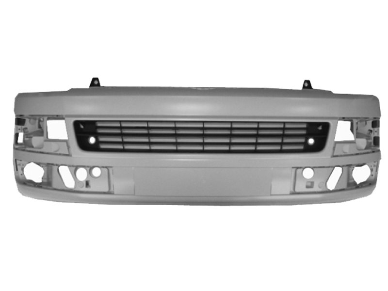 PARAURTI ANTERIORE VOLKSWAGEN Caravelle 2012 OE 7E5807217GRU - 7E5807217MGRU CON PRIMER CON TRACCE LAVAFARI E SENSORI