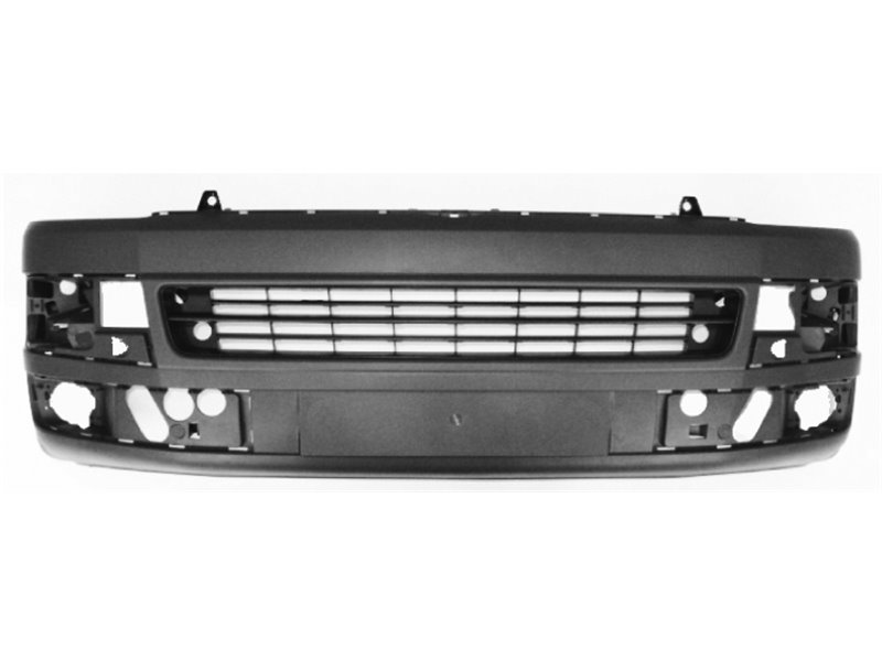 PARAURTI ANTERIORE VOLKSWAGEN Transporter T5 2009 OE 7E0807217B7G9 GRIGIO CHIARO CON TRACCE LAVAFARI E SENSORI