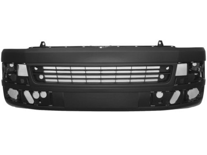 PARAURTI ANTERIORE VOLKSWAGEN Transporter T5 2012 OE 7E0807217B9B9 GRIGIO SCURO CON TRACCE LAVAFARI E SENSORI