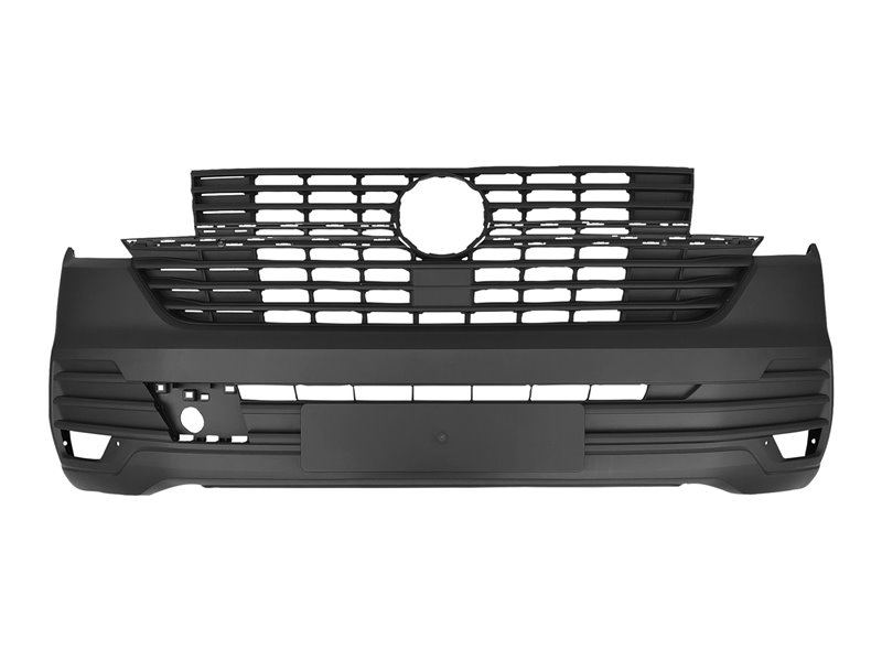 PARAURTI ANTERIORE VOLKSWAGEN Transporter T6.1 2019 OE 7LA8072179B9 NERO CON 4 TRACCE SENSORI