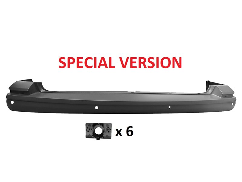 PARAURTI POST. VOLKSWAGEN Caravelle 2019 OE 7E5807417CGRU +PRIMER PORTA BASCULANTE +PARKASSIST +ANGOLO MORTO 6 PORTASENSORI