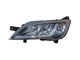 PROIETTORE SINISTRA FIAT Ducato 2014 OE 46862294 - 1682748780 - 1394428080 - 1631998680 CON MOTORE ELETTRICO NERO H7+H7