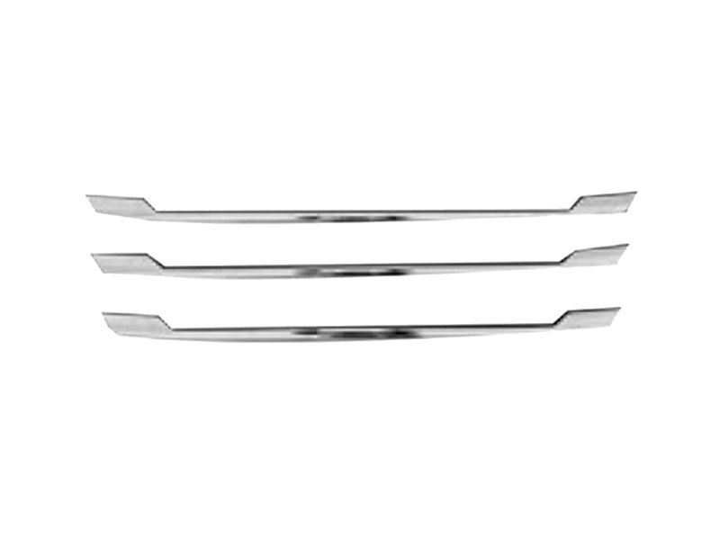SET STRIP PER GRIGLIA CENTRALE MAN TGX 2020 OE 81416140256 - 81416140257 - 81416140258 ARGENTO