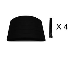 PARAFANGO SUPERIORE IVECO Stralis 2001 OE 41298975 NERO CON KIT TIRANTI 200.12502