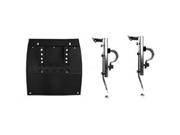 PARAFANGO POSTERIORE IVECO Stralis 2001 OE 41298963 - 41298964 - 41298965 NERO CON KIT STAFFE