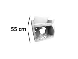 PEDANA SINISTRA MERCEDES Actros MP4 Cabina Larga OE A9606661803 SMALTO BIANCO CABINA LARGA BASSA