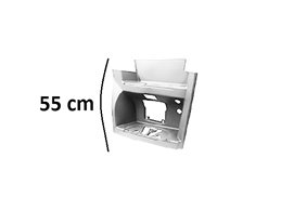 PEDANA DESTRA MERCEDES Actros MP4 Cabina Larga OE A9606662203 - 9606662203 SMALTO BIANCO CABINA LARGA BASSA