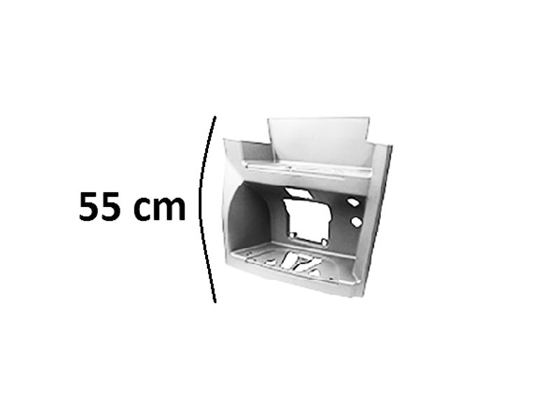 PEDANA DESTRA MERCEDES Actros MP4 Cabina Larga OE A9606662203 - 9606662203 SMALTO BIANCO CABINA LARGA BASSA