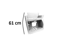 PEDANA SINISTRA MERCEDES Actros MP4 Cabina Larga OE A9606661703 - A9616661601 - 9606661703 SMALTO BIANCO CABINA LARGA ALTA