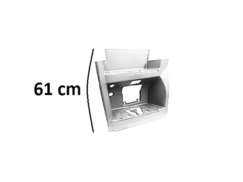 PEDANA SINISTRA MERCEDES Actros MP4 Cabina Larga OE A9606661703 - A9616661601 - 9606661703 SMALTO BIANCO CABINA LARGA ALTA