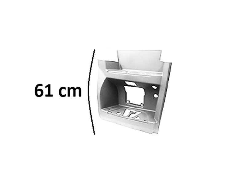 PEDANA DESTRA MERCEDES Actros MP4 Cabina Larga OE A9606661903 - A9616661801 - 9606661903 SMALTO BIANCO CABINA LARGA ALTA