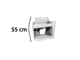 PEDANA SINISTRA MERCEDES Actros MP4 Cabina Stretta OE A9606662403 - A9606663702 SMALTO BIANCO CABINA STRETTA BASSA