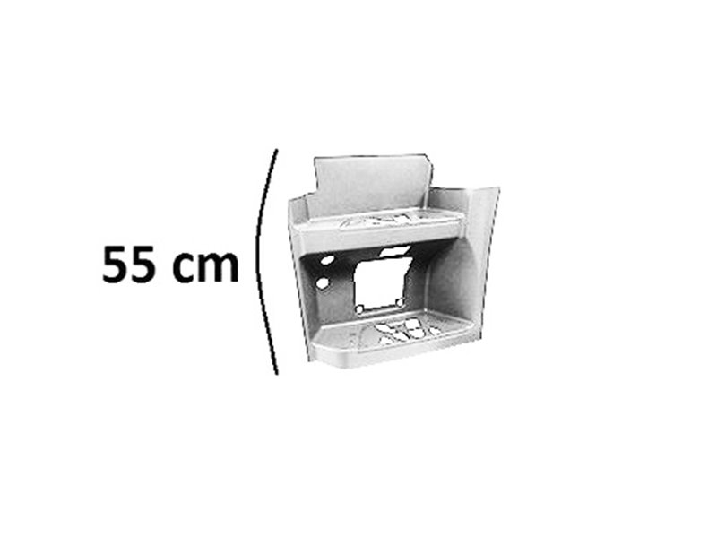 PEDANA SINISTRA MERCEDES Actros MP4 Cabina Stretta OE A9606662403 - A9606663702 SMALTO BIANCO CABINA STRETTA BASSA