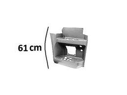 PEDANA DESTRA MERCEDES Actros MP5 CON PRIMER SENZA FORO LUCE CABINA STRETTA ALTA