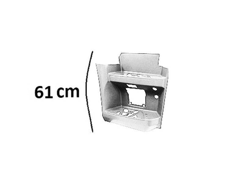 PEDANA DESTRA MERCEDES Actros MP4 Cabina Stretta OE A9616663301 - A9616662503 - 9616663301 SMALTO BIANCO CABINA STRETTA ALTA