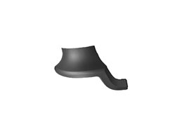ELEMENTO DESTRA SUPERIORE MERCEDES Actros MP5 OE 96088599087G99 - A96088599087G99 GRIGIO