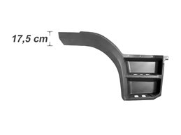 PEDANA PARAFANGO DESTRA MERCEDES Atego Euro 6 OE 96766609017277 ALETTA H17,5cm