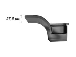 PEDANA PARAFANGO DESTRA MERCEDES Atego Euro 6 OE 96766607017277 - 9676660701 ALETTA H27,5cm