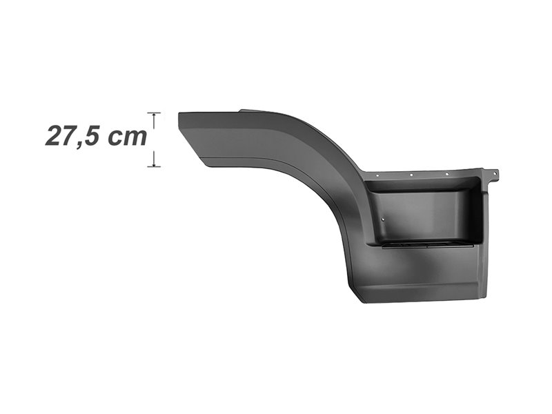 PEDANA PARAFANGO DESTRA MERCEDES Atego Euro 6 OE 96766607017277 - 9676660701 ALETTA H27,5cm