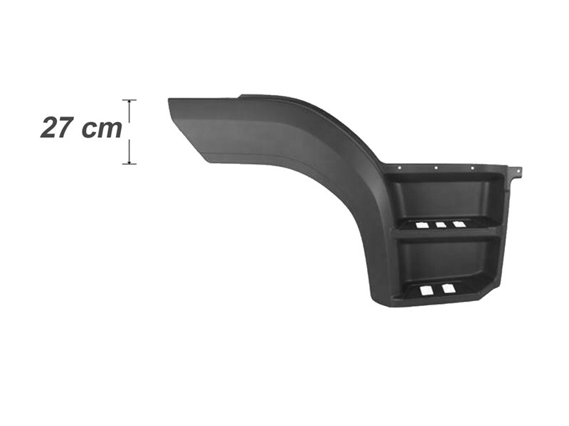 PEDANA PARAFANGO DESTRA MERCEDES Atego Euro 6 OE 96766604017277 ALETTA H27cm