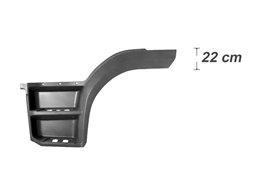 PEDANA PARAFANGO SINISTRA MERCEDES Atego Euro 6 OE A9676660001 - A96766600017277 - 9676660001 – 96766600017277 ALETTA H22cm