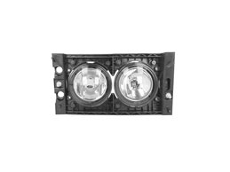 FENDI POST. DX CENTR. DAF XF 105 OE 1660961 H3-H3 NO LAMPADINA +PORTALAMPADA ALOGENO 24V CONNETT. ELLITTICO POST. CENTR. 2+2PIN