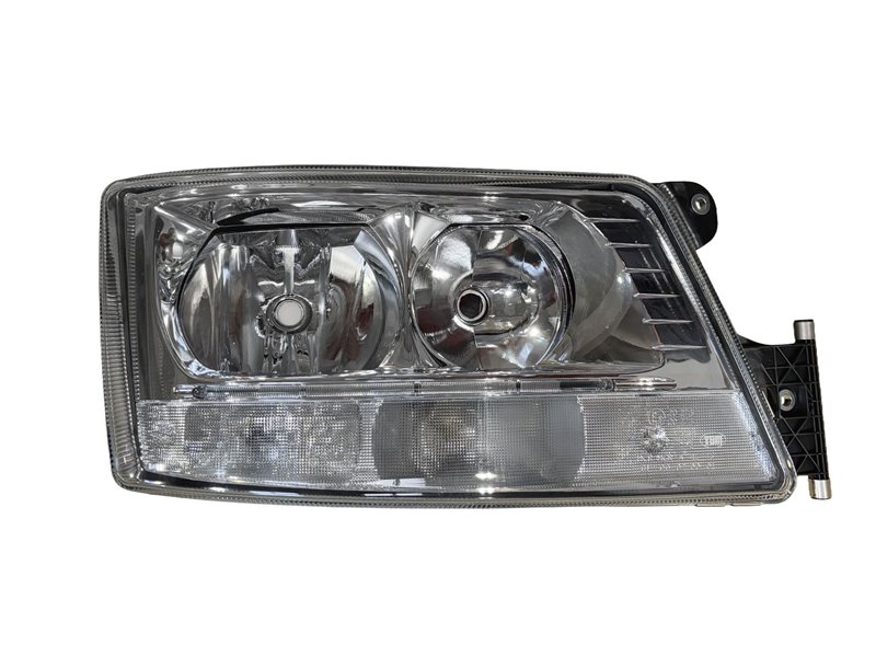 PROIETTOR P/DX CENTR.MAN TGX OE 81251016504 EL.CONN.RETT.P/CEN6+3PIN+MOT+CENTRAL H7-H7-PY21W-H21W-LED NO LAMP+P.LAM ALOG-LED 24V