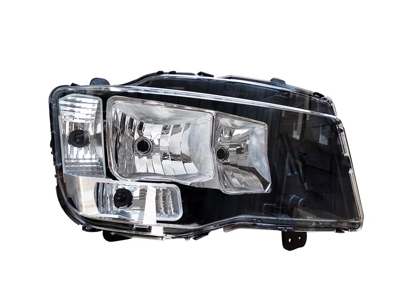 PROIETTORE DX MAN TGS 2020 OE 81251016732 ELETT.CONNETT.RETT.9PIN+MOTOR+CENTRAL H7-H7-P21/5W-PY21W NO LAMP ALOGENO 24V+PORTALAM