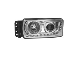 PROIETTORE SINISTRA CENTRALE IVECO MY 2024 75E-120EL OE 5801745449 MANUALE +CENTRALINA H7-H7-LED SENZA LAMPADINA PREMIUM QUALITY