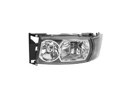 PROIETTORE SINISTRA SCANIA Serie R2010 OE 1934450 BASE NERA MANUALE SENZA LAMPADINA (D1R-H7) LUCE LED
