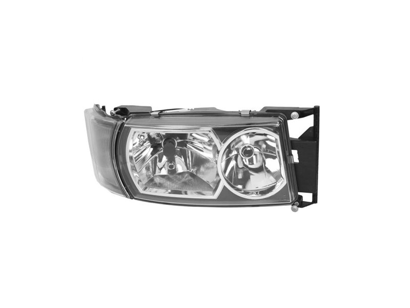 PROIETTORE DESTRA SCANIA Serie R2010 OE 1934451 BASE NERA MANUALE SENZA LAMPADINA LUCE LED