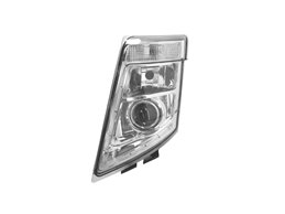 PROIETTORE SINISTRA VOLVO FH3 OE 21035638 - 21323108 BASE CROMATA ELETTRICO (H7-PY21W-LED) SENZA LAMPADINA