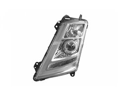 PROIETTORE SINISTRA VOLVO FM4 OE 22239247 - 24159376 BASE CROMATA MANUALE SENZA LAMPADINA XENO CON ECU