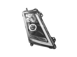 PROIETTORE DESTRA VOLVO FM4 OE 22239248 - 21221145 BASE NERA MANUALE SENZA LAMPADINA (D1S-H1-LED) XENO