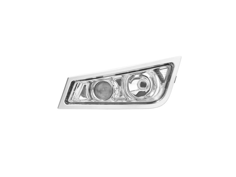 FARO FENDINEBBIA SINISTRA VOLVO FH3 OE 21297918 BASE CROMATA (H3-H3) SENZA LAMPADINA CON LUCE PROFONDITA