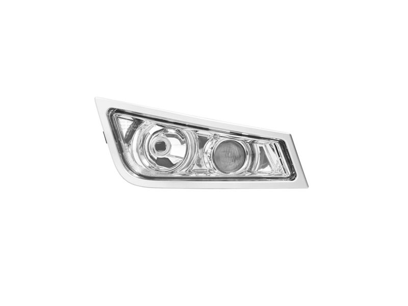 FARO FENDINEBBIA DESTRA VOLVO FH3 OE 21297917 BASE CROMATA (H3-H3) SENZA LAMPADINA CON LUCE PROFONDITA