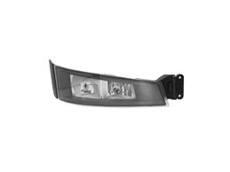 FARO FENDINEBBIA DESTRA VOLVO FM4 OE 21221157 - 22332598 BASE NERA CORNICE NERA (H7-H1) SENZA LAMPADINA CON LUCE PROFONDITA