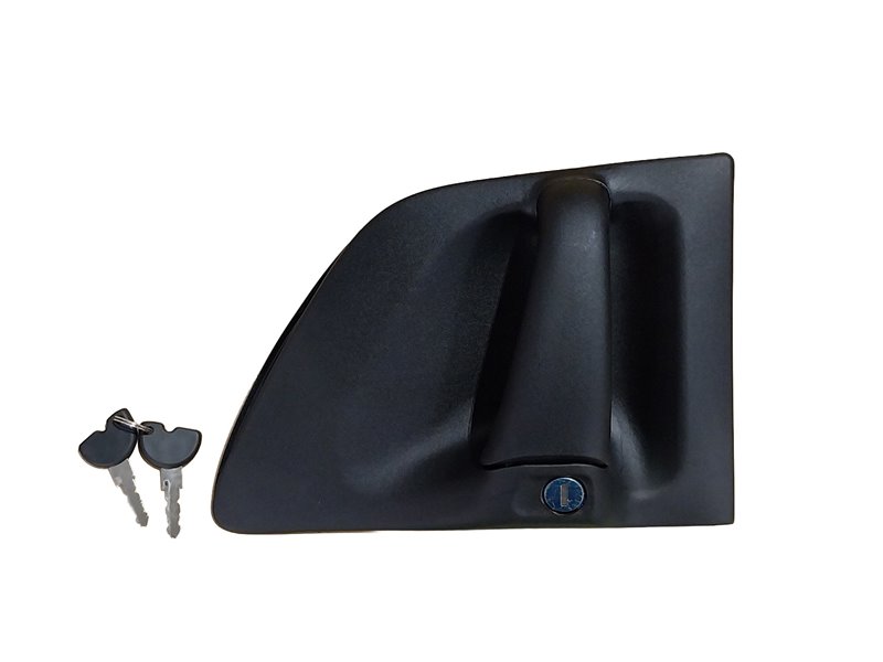 MANIGLIA PORTA SINISTRA SCANIA Serie R OE 2145647 - 1423017 - 1488409 - 1544330 - 2005369 - 2371254 CON NOTTOLINO E 2 CHIAVI