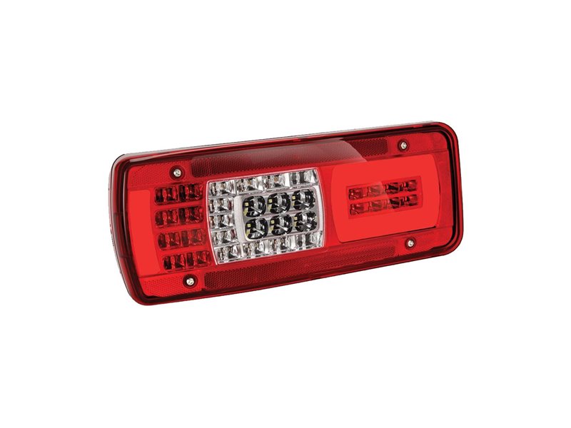 FANALE POSTERIORE SINISTRA IVECO S-Way 2019 OE 5802055273 - 5802240294 CON LUCE TARGA CON CONNETTORE POSTERIORE