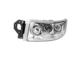PROIETTORE SINISTRA RENAULT Nuovo Premium OE 5010578451 - 7421636295 - 7482588678 CROMATO MANUALE (H1-H3-H7-PY21W-W5W-LHD)